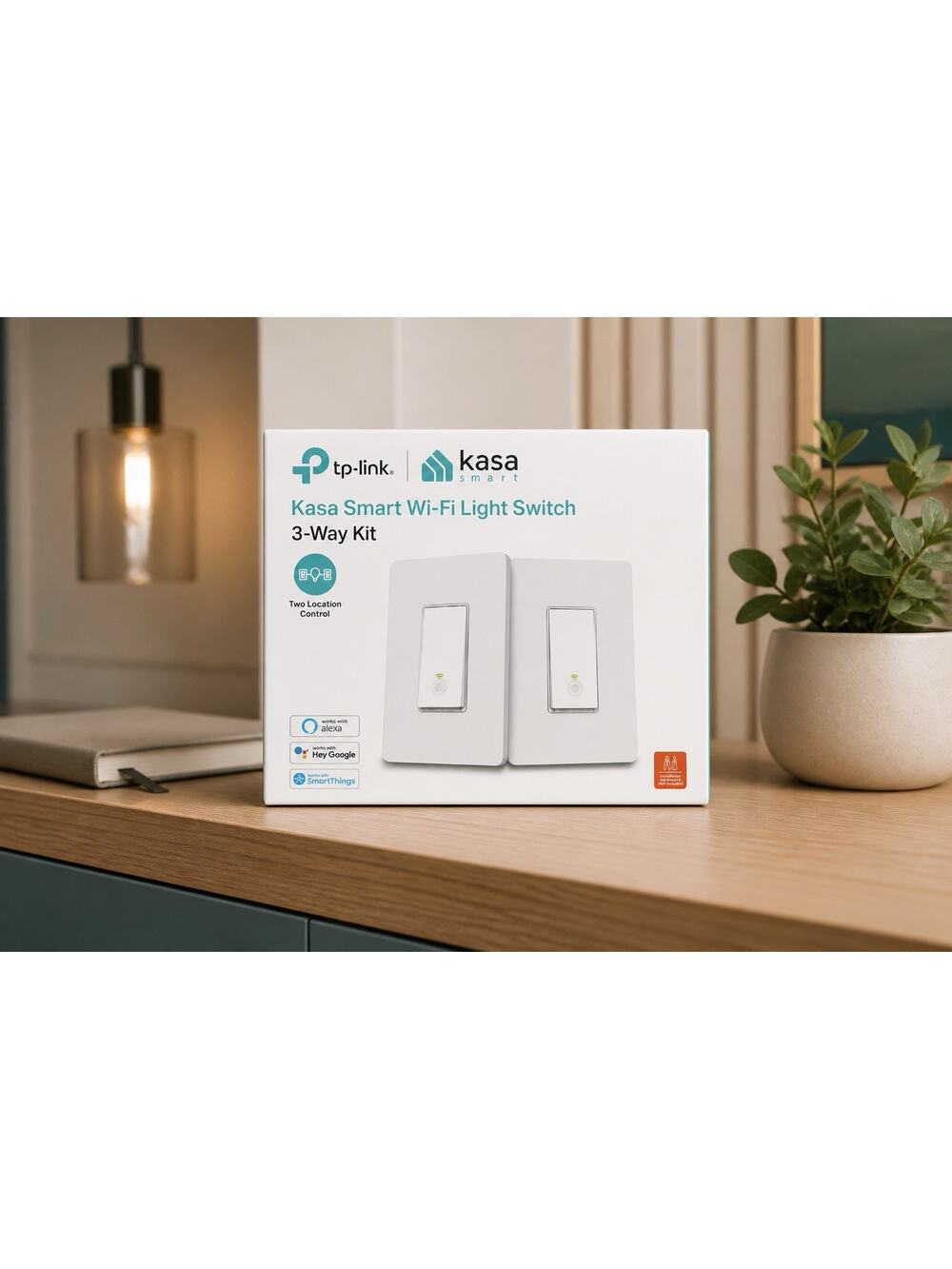 TP-Link Kasa Smart HS210 3-Way Wi-Fi Dimmer Switch Kit (US) HS210 KIT Ver c0